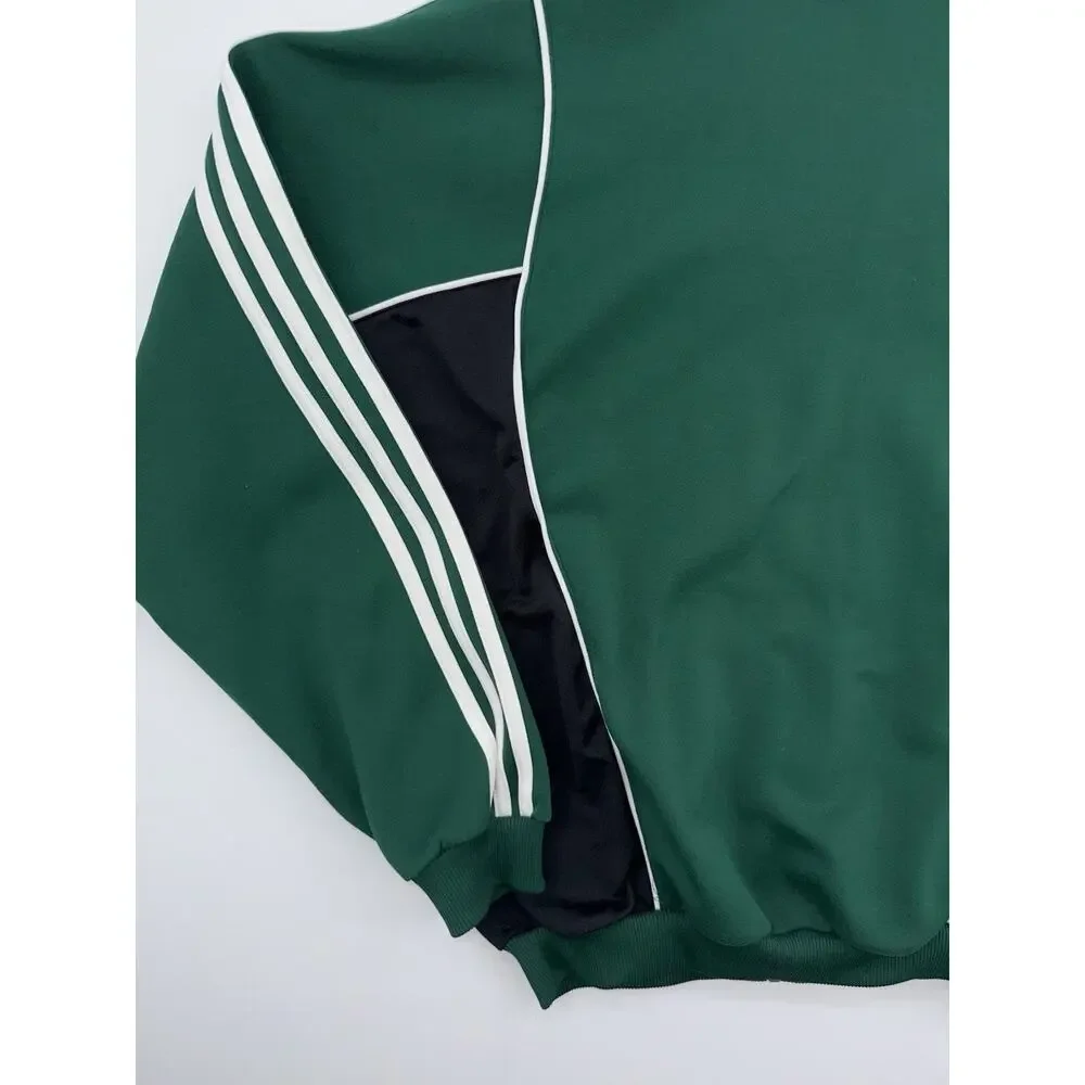 Adidas vintage Green Track jacket men’s Large 00s 90s 3 Stripes Y2K